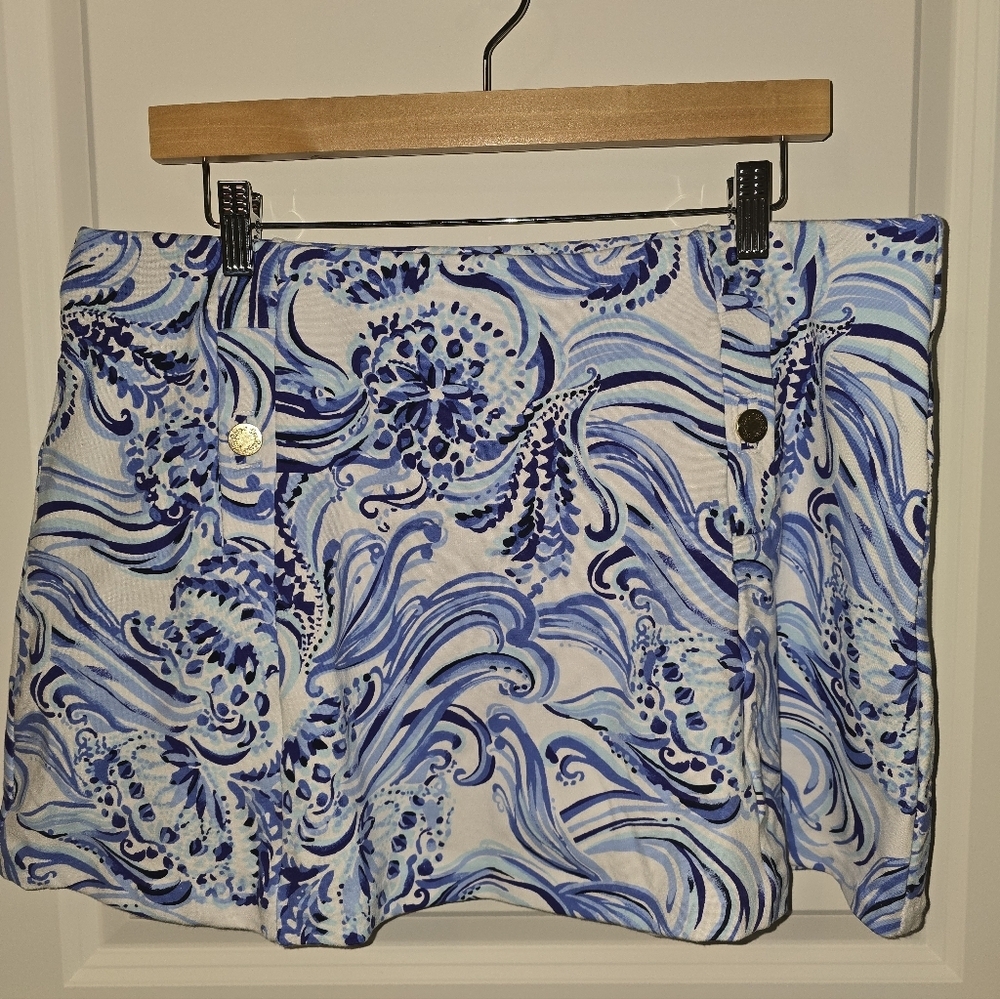 EUC Lilly Pulitzer Madison Skort Don't Be Jelly Size XL